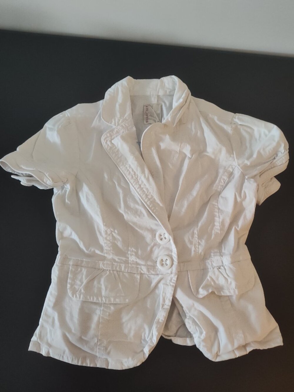 Short sleeve work blazer